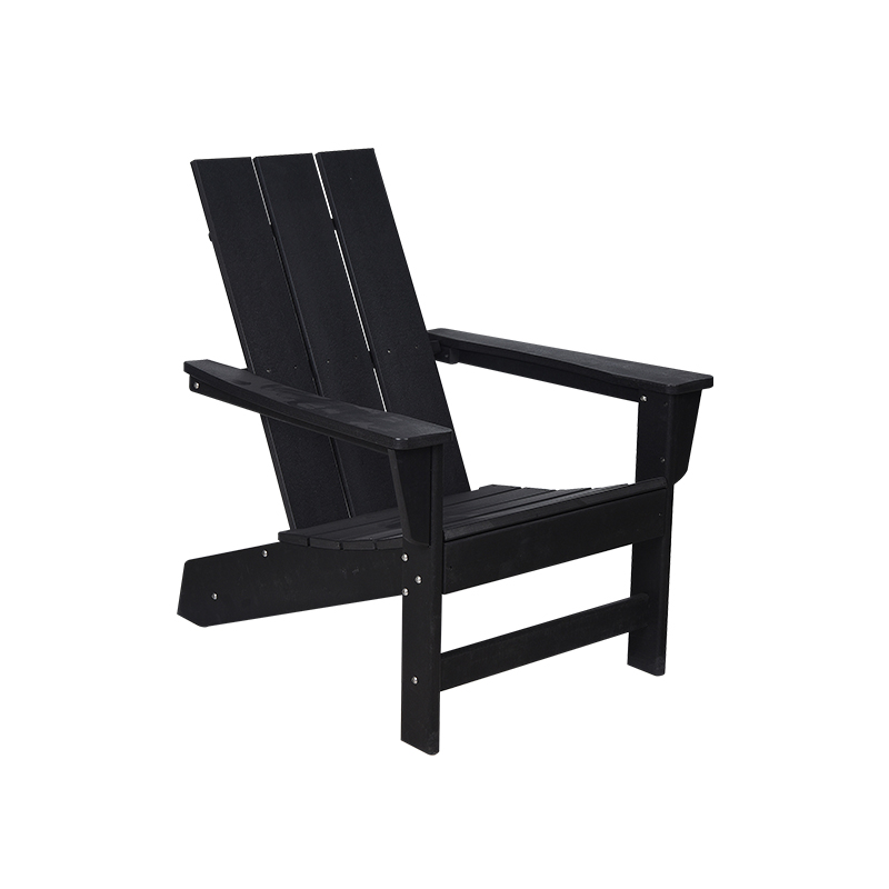 Silla Adirondack con respaldo plano y recto ancho