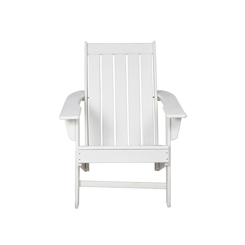 Silla Adirondack de exterior con asiento de gran tamaño y brazos anchos